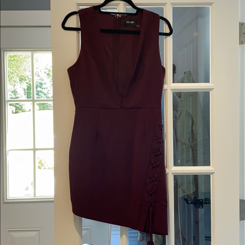 DO+BE maroon dress